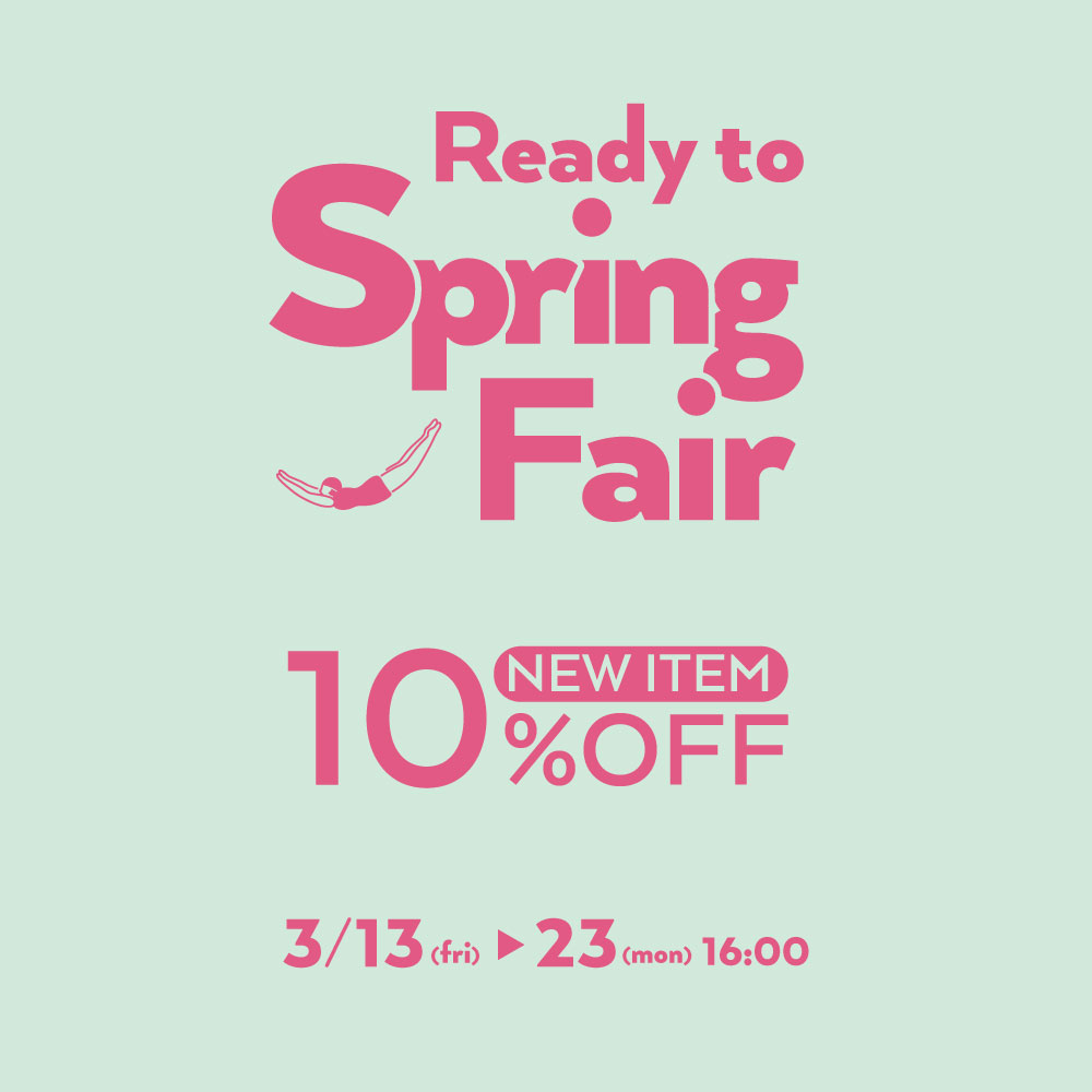 新作アイテム10％OFFSPRING FAIR開催中！